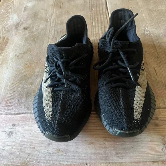 yeezy black and cream